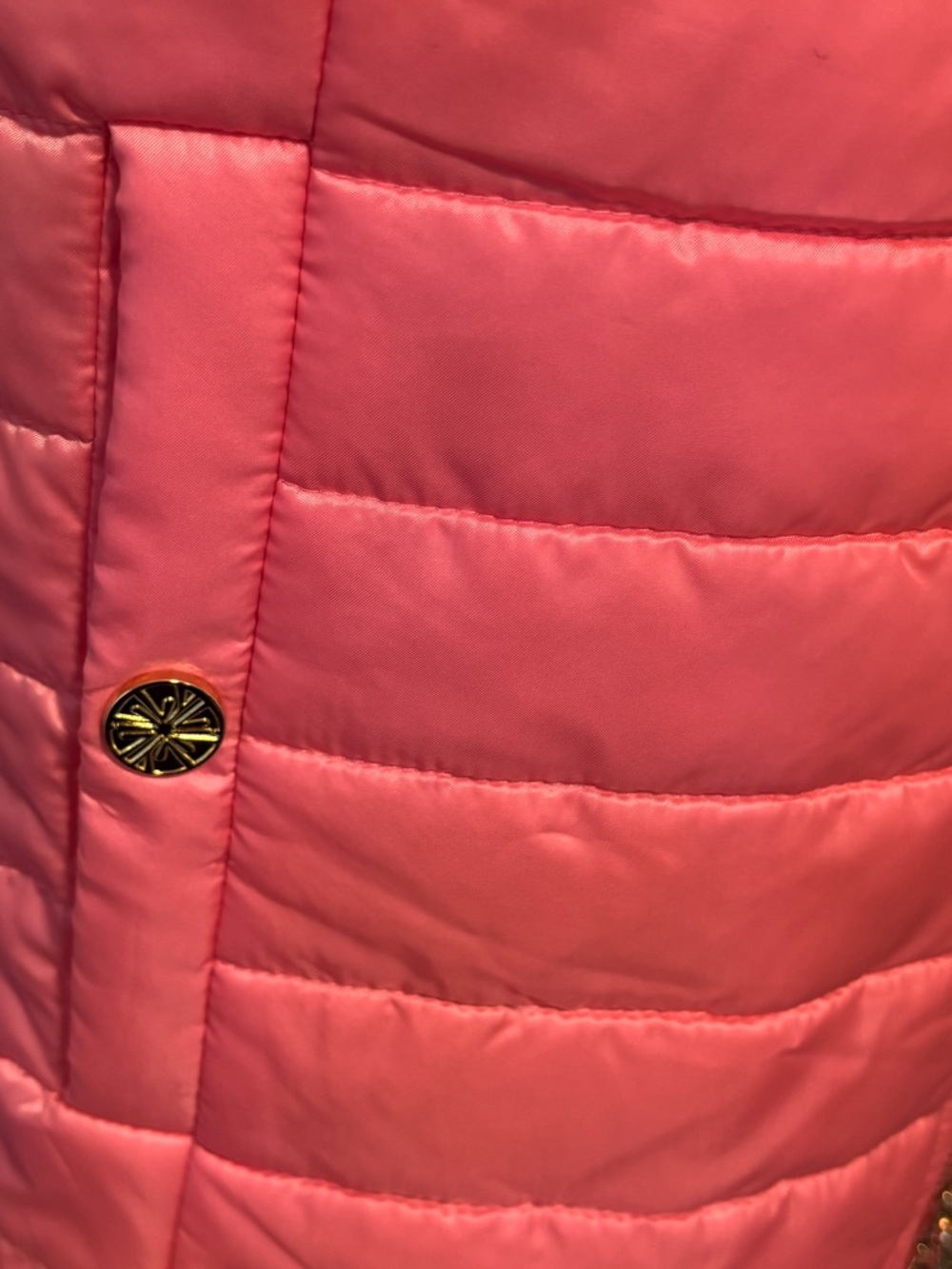 Lilly Pulitzer Elyn Puffer Vest Hangin With My Boo Print Size M Limited Edition - Picture 9 of 11